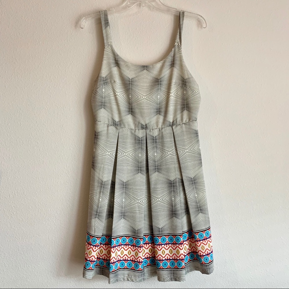 💕Multicolor Geometric Dress
